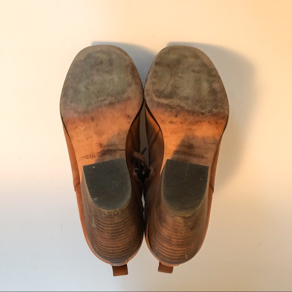 Cole Haan Chesney leather bootie in cognac - Picture 8 of 8